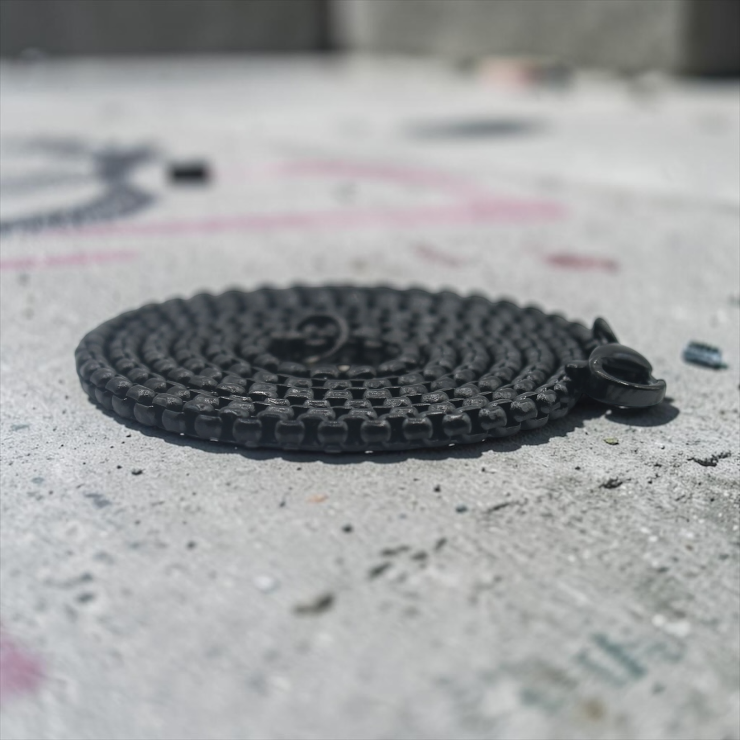 Chain Necklace — Matte Black