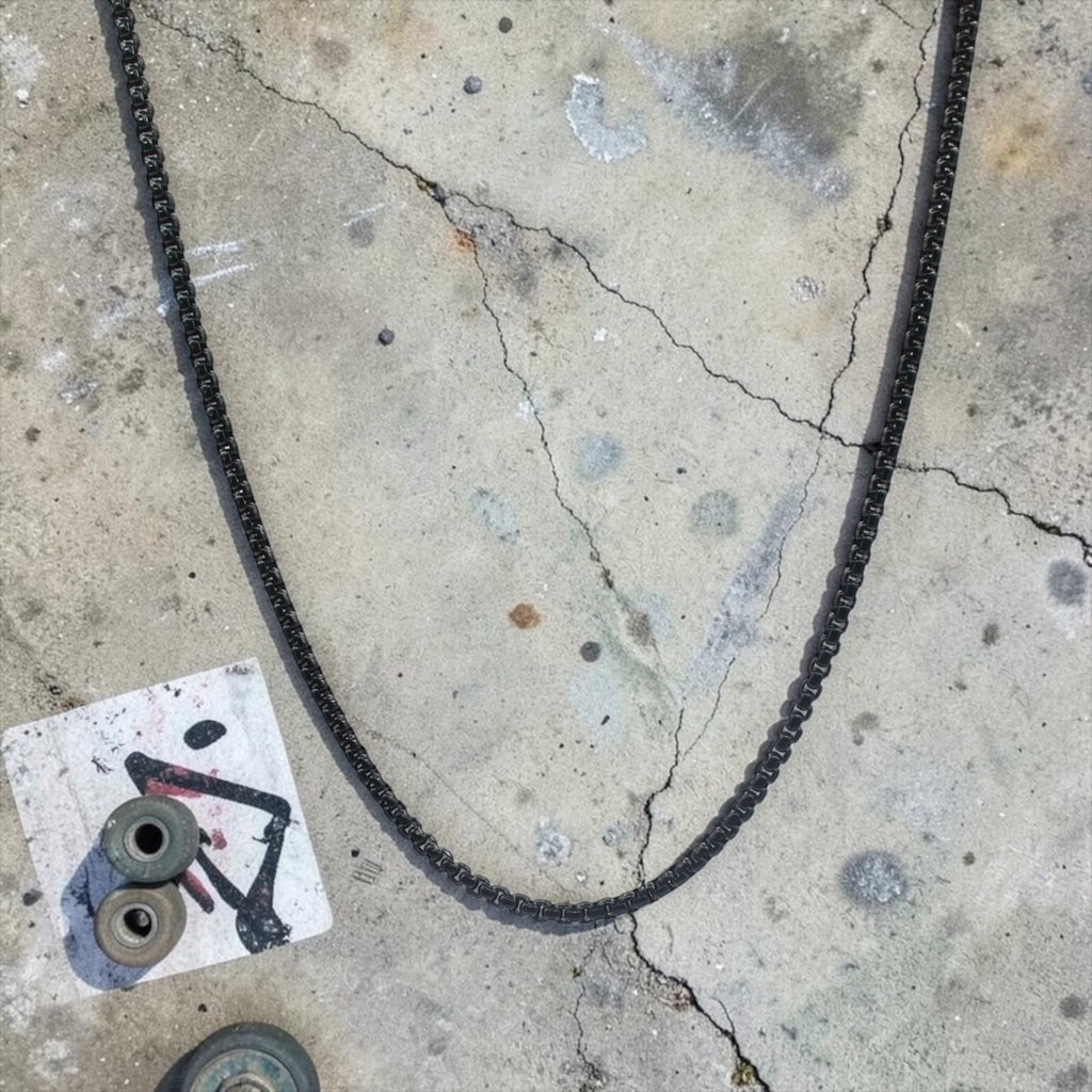 Chain Necklace — Matte Black