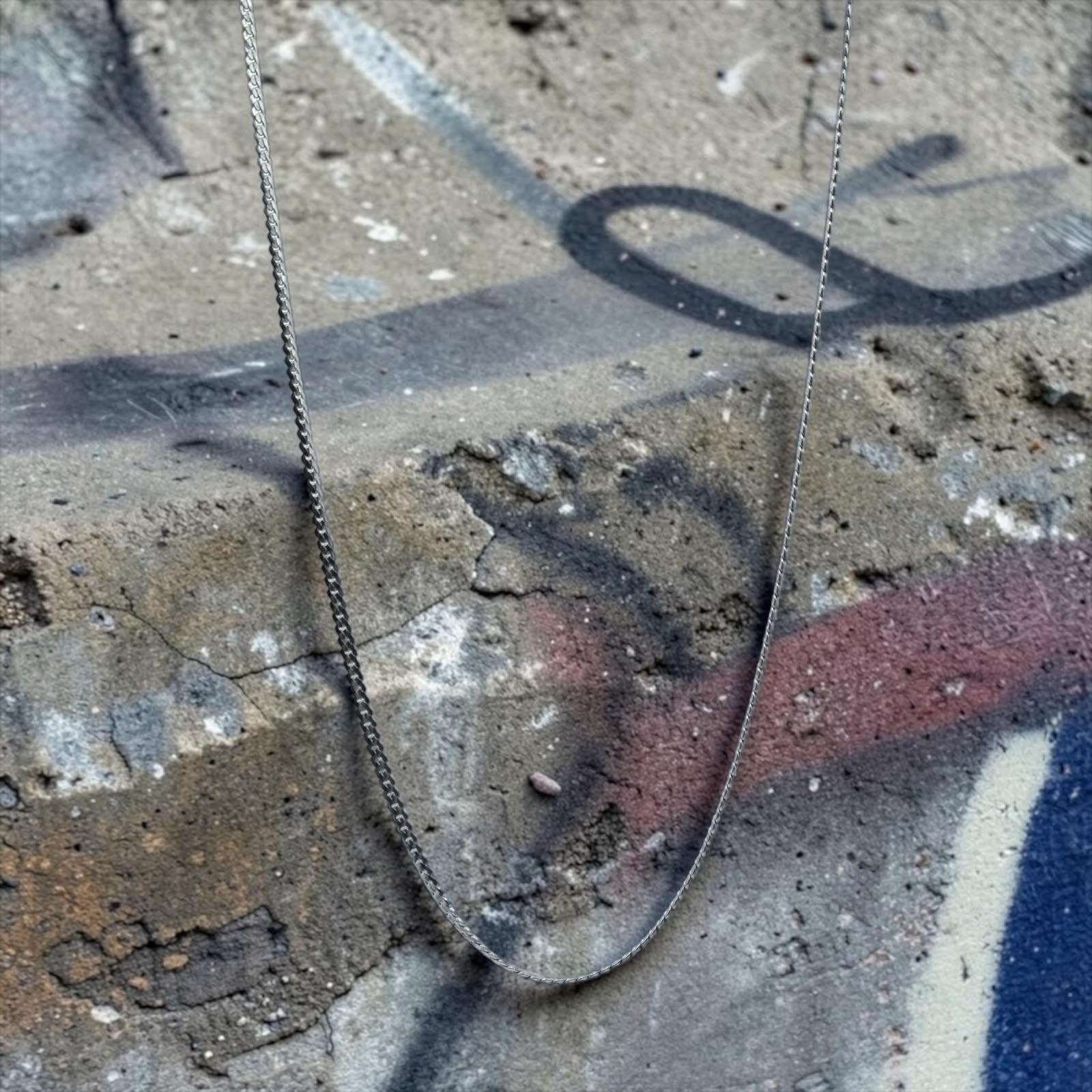 Fine Chain Necklace — Silver